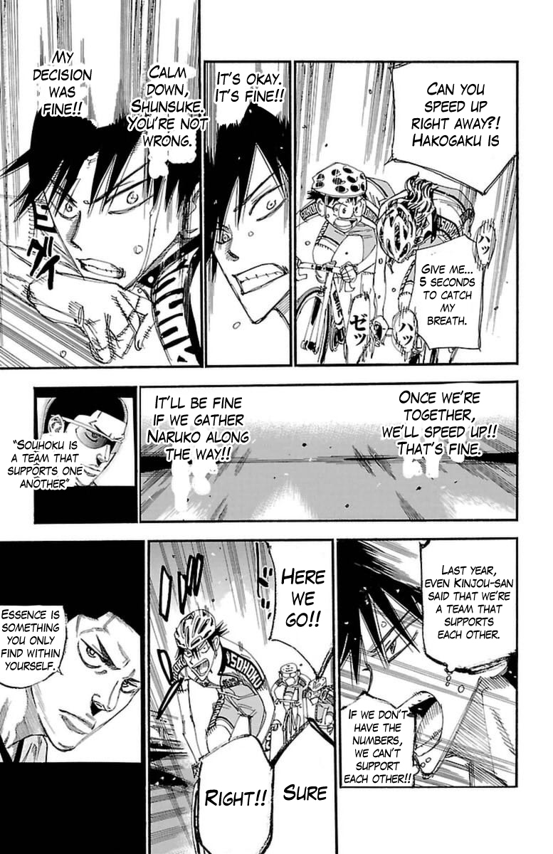 Yowamushi Pedal Chapter 372 page 11 - Chapter 372: the correct decision