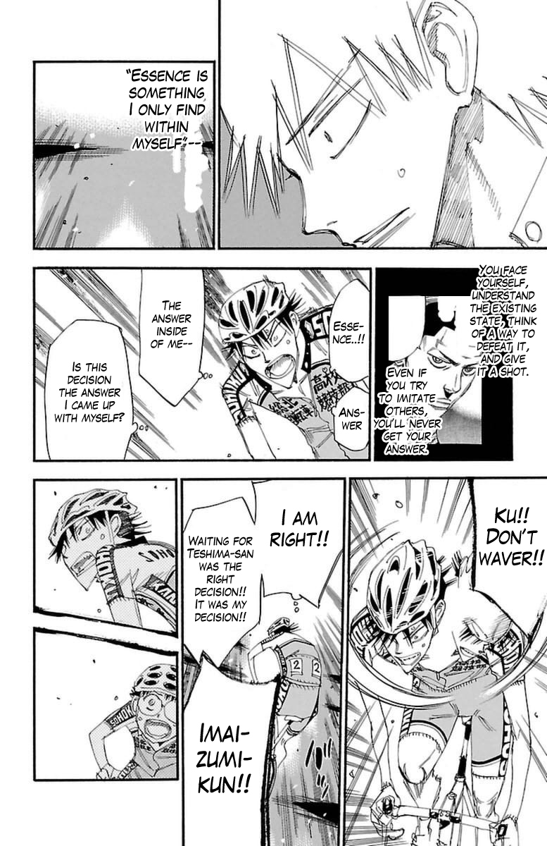 Yowamushi Pedal Chapter 372 page 12 - Chapter 372: the correct decision