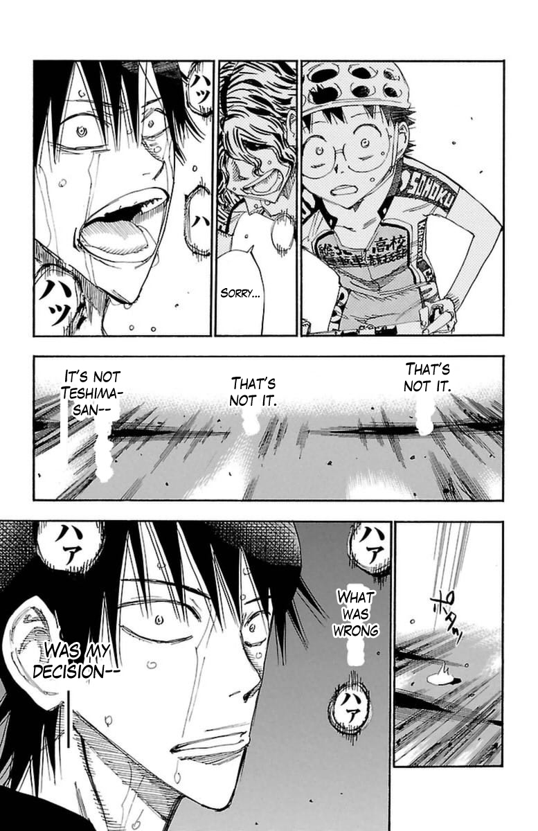 Yowamushi Pedal Chapter 372 page 23 - Chapter 372: the correct decision