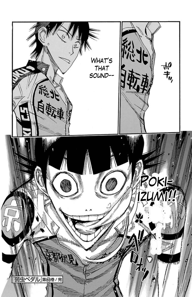 Yowamushi Pedal Chapter 372 page 24 - Chapter 372: the correct decision