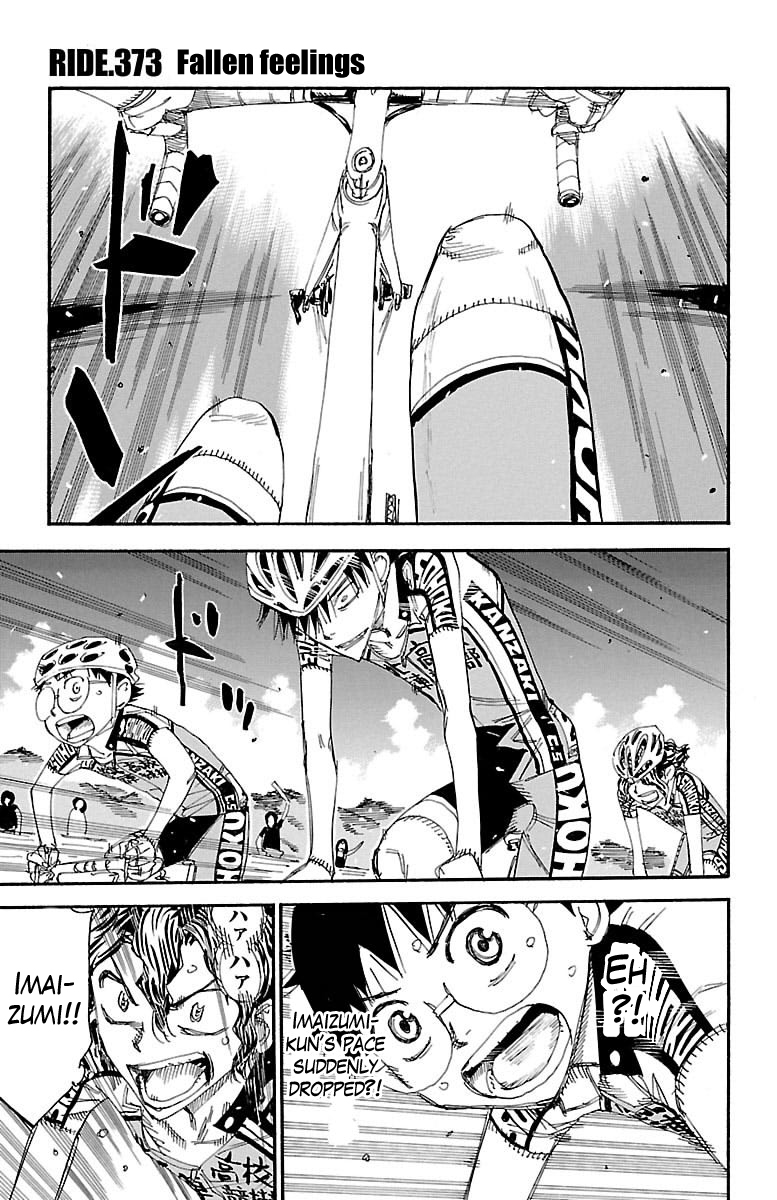 Yowamushi Pedal Chapter 373 page 1 - Chapter 373: Fallen feelings