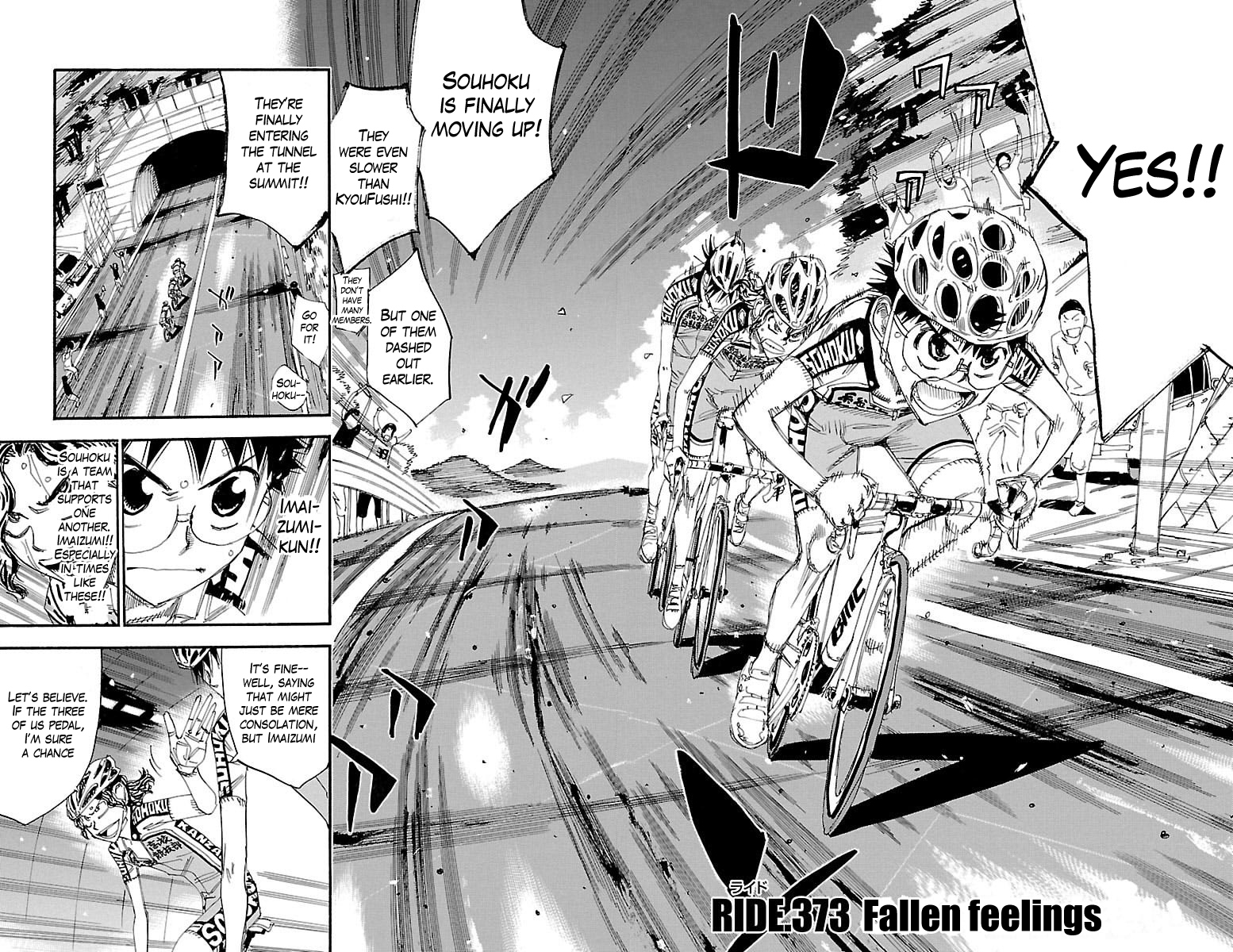 Yowamushi Pedal Chapter 373 page 4 - Chapter 373: Fallen feelings