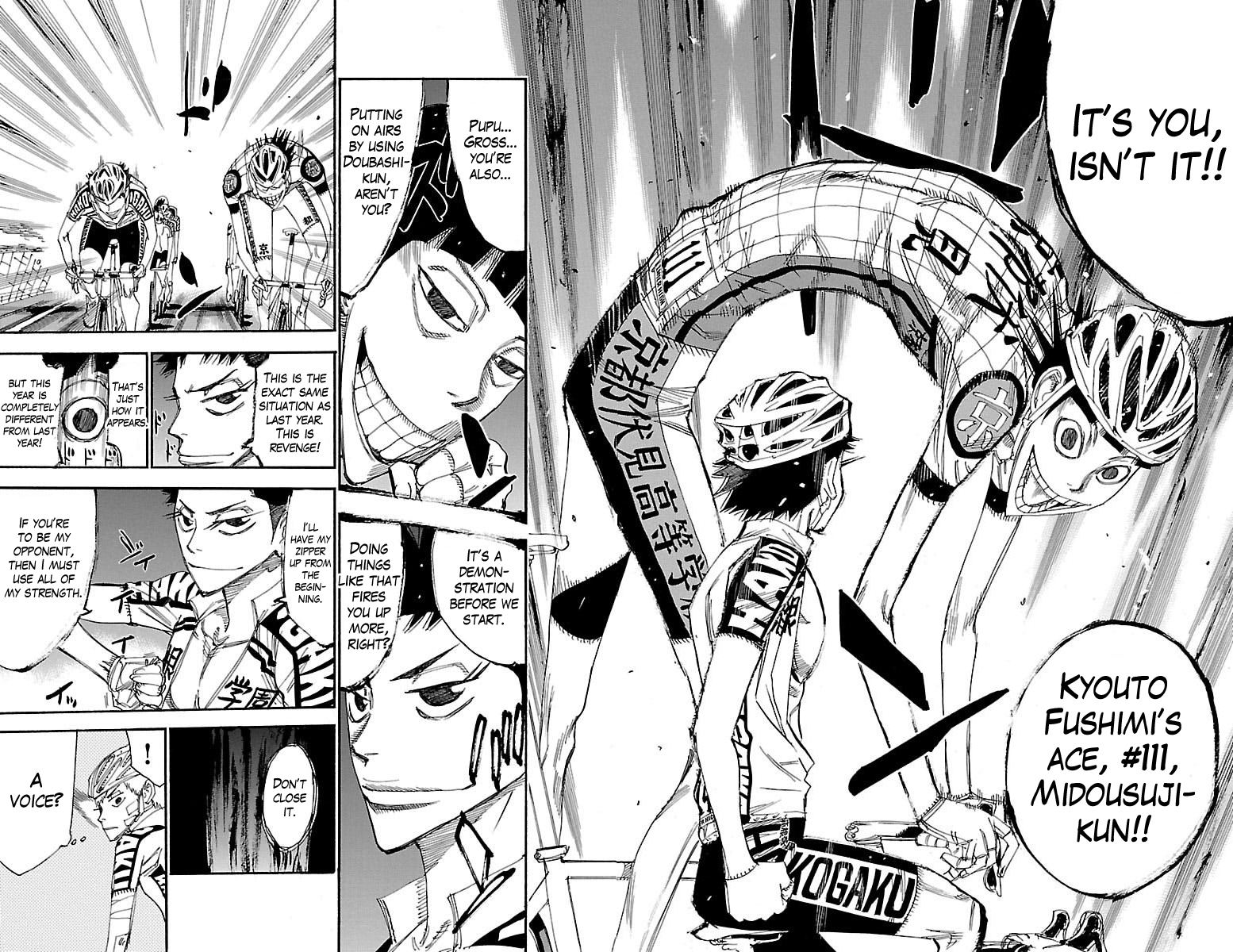 Yowamushi Pedal Chapter 374 page 10 - Chapter 374: Izumida VS!