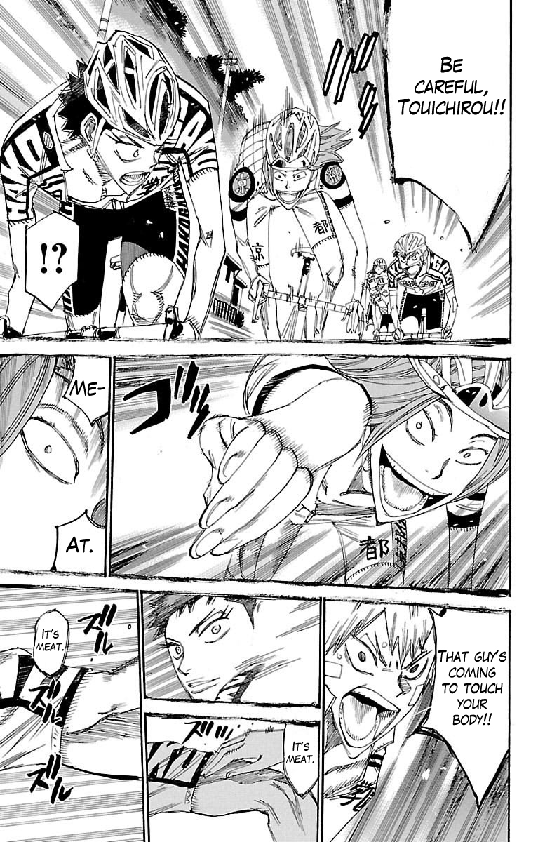 Yowamushi Pedal Chapter 374 page 12 - Chapter 374: Izumida VS!