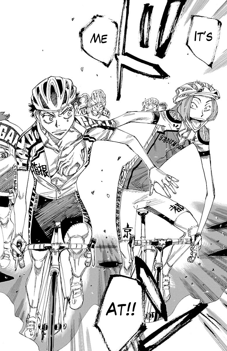 Yowamushi Pedal Chapter 374 page 13 - Chapter 374: Izumida VS!