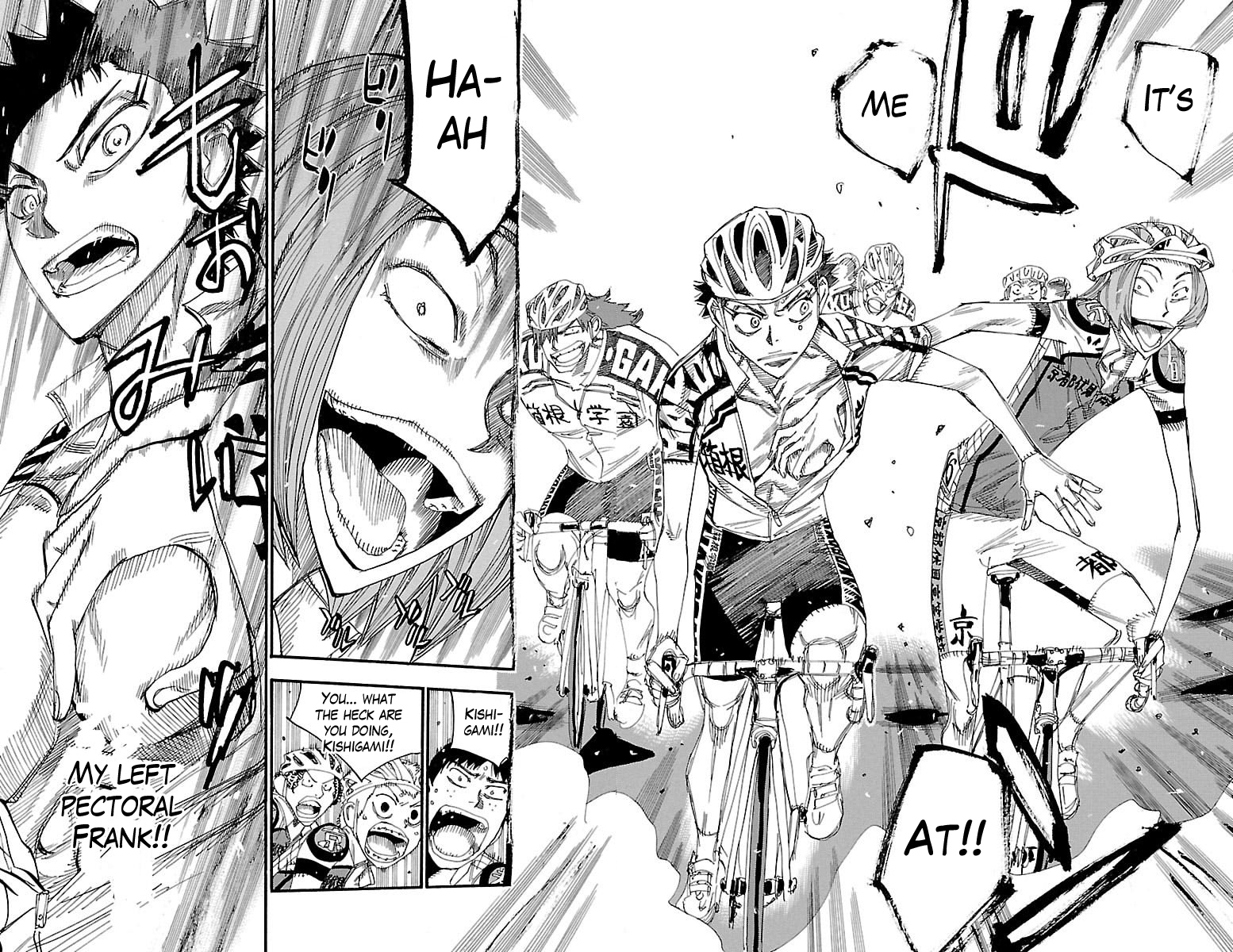 Yowamushi Pedal Chapter 374 page 14 - Chapter 374: Izumida VS!