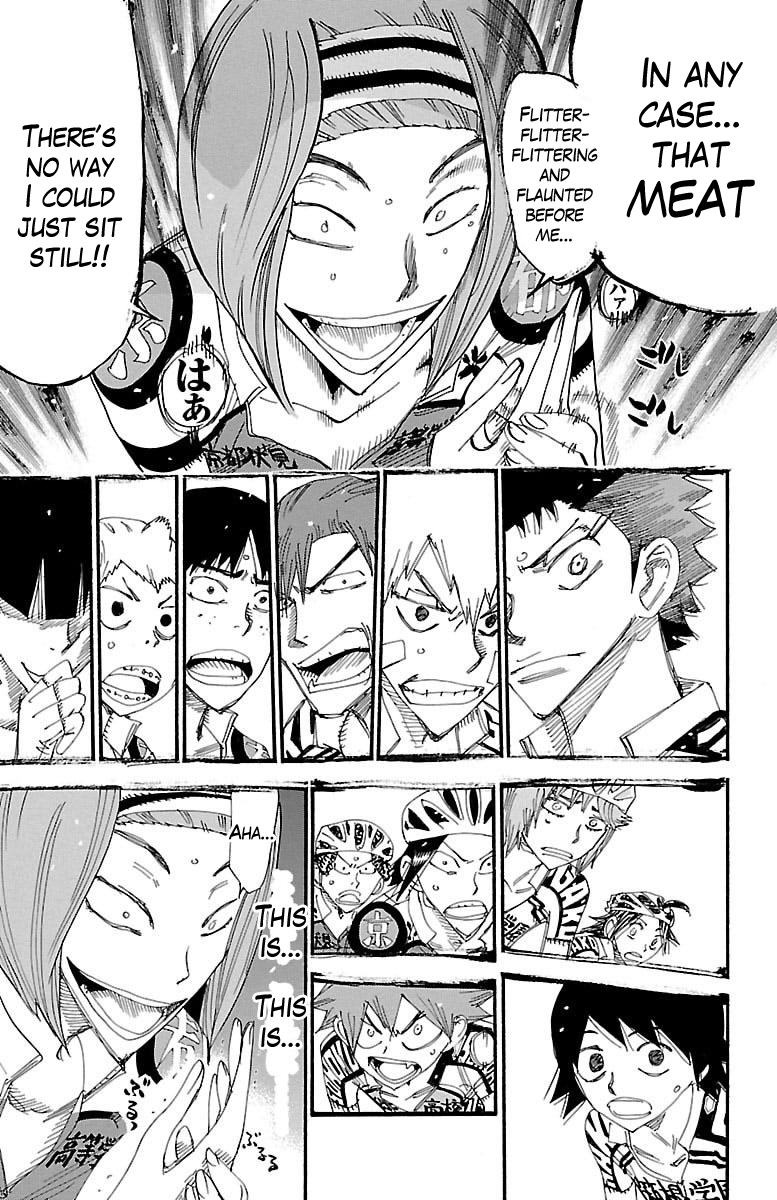 Yowamushi Pedal Chapter 374 page 16 - Chapter 374: Izumida VS!