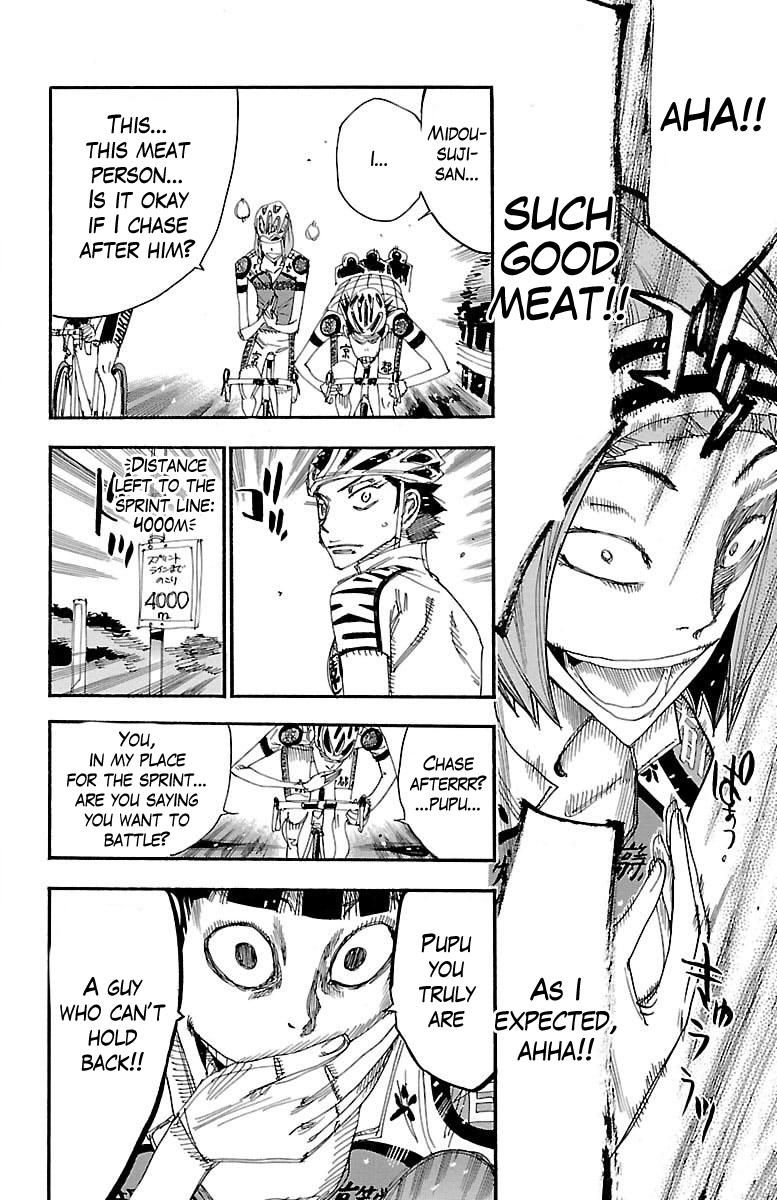 Yowamushi Pedal Chapter 374 page 17 - Chapter 374: Izumida VS!