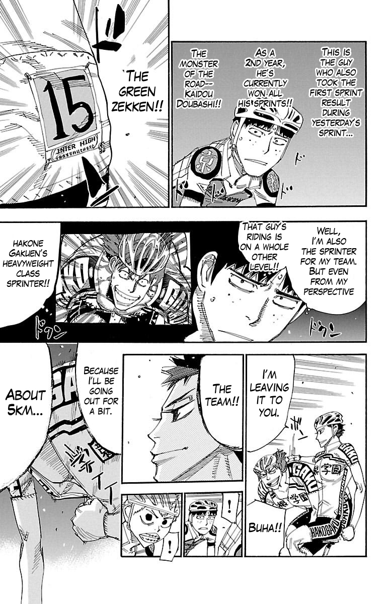 Yowamushi Pedal Chapter 374 page 4 - Chapter 374: Izumida VS!