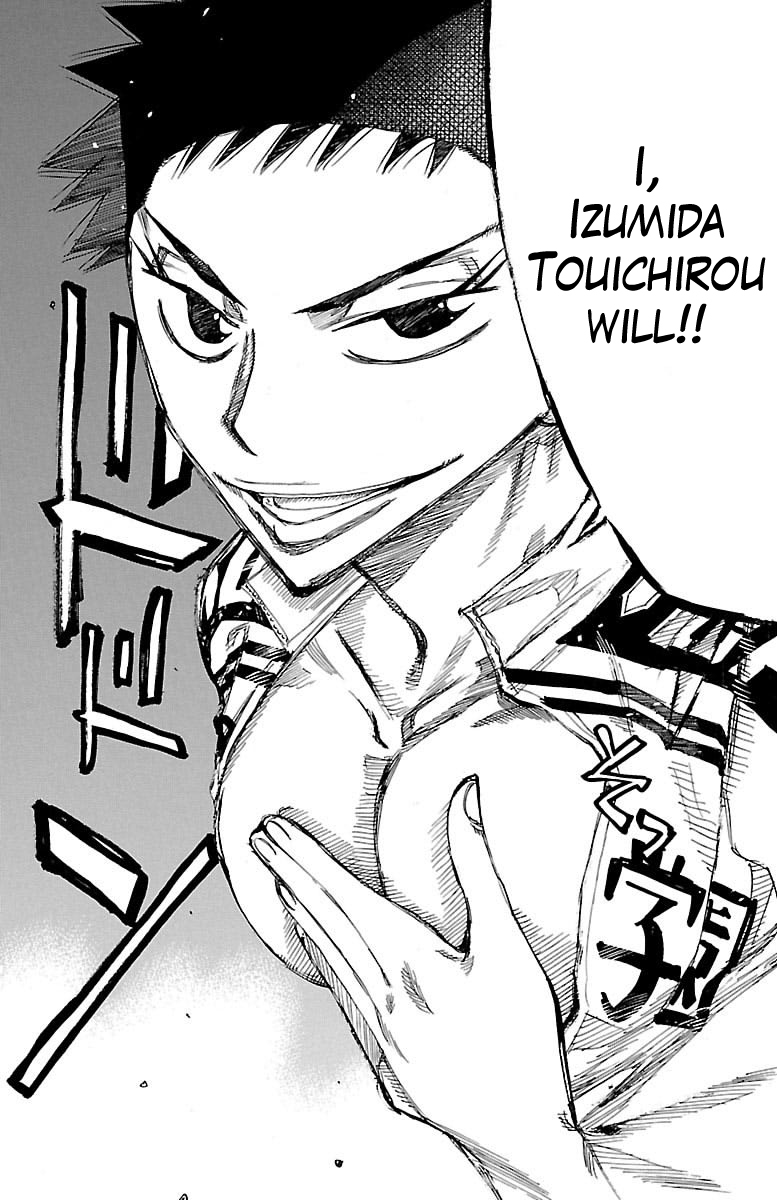 Yowamushi Pedal Chapter 374 page 6 - Chapter 374: Izumida VS!