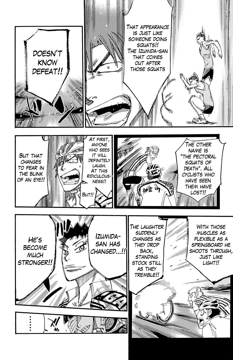 Yowamushi Pedal Chapter 374 page 8 - Chapter 374: Izumida VS!