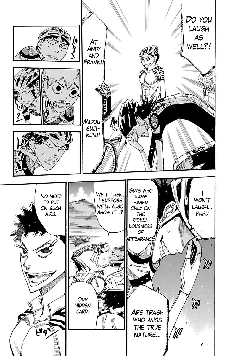 Yowamushi Pedal Chapter 374 page 9 - Chapter 374: Izumida VS!