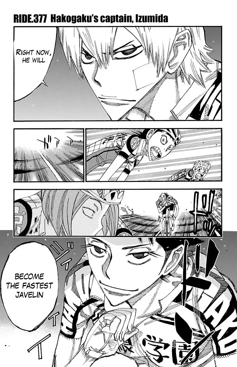 Yowamushi Pedal Chapter 377 page 1 - Chapter 377