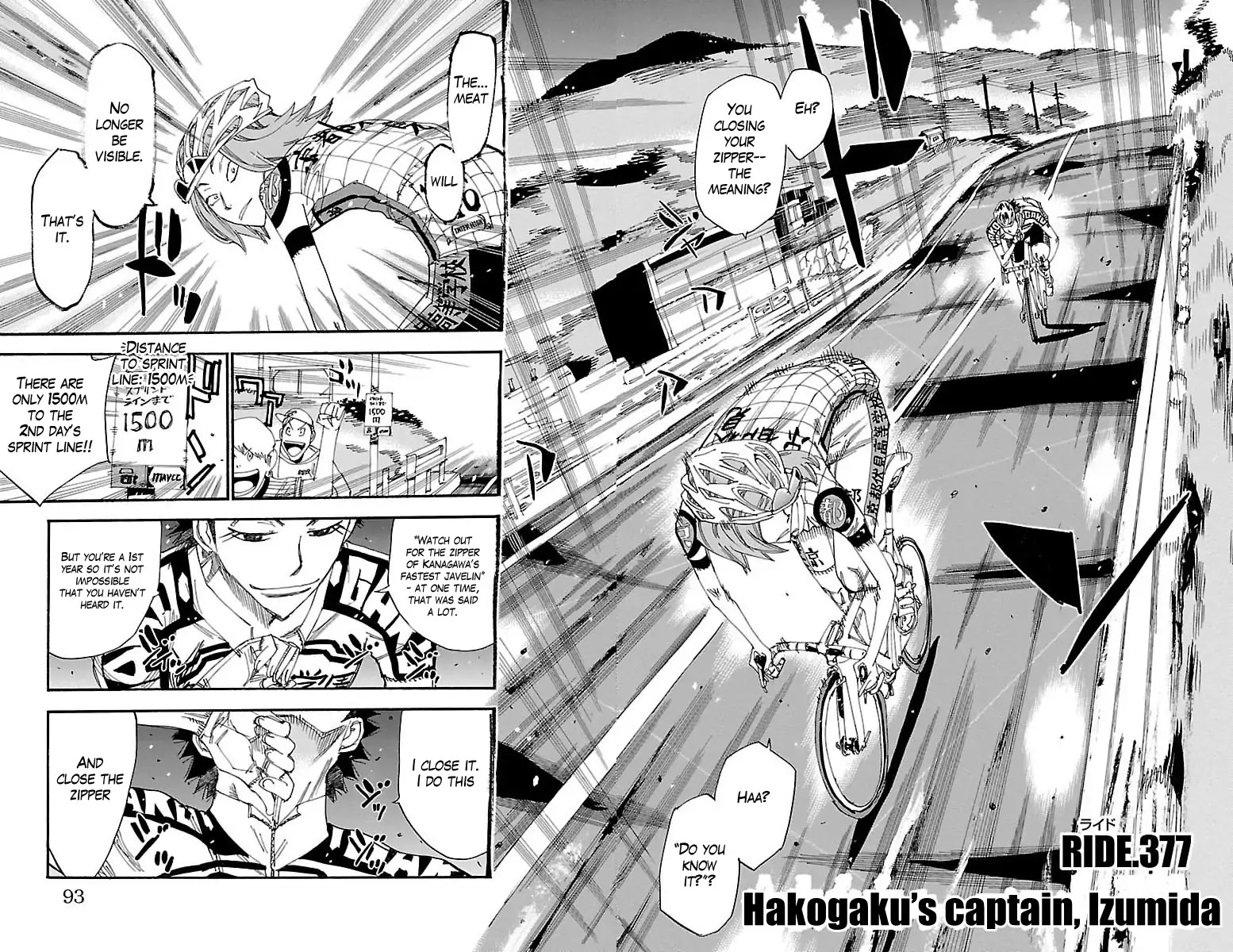 Yowamushi Pedal Chapter 377 page 2 - Chapter 377