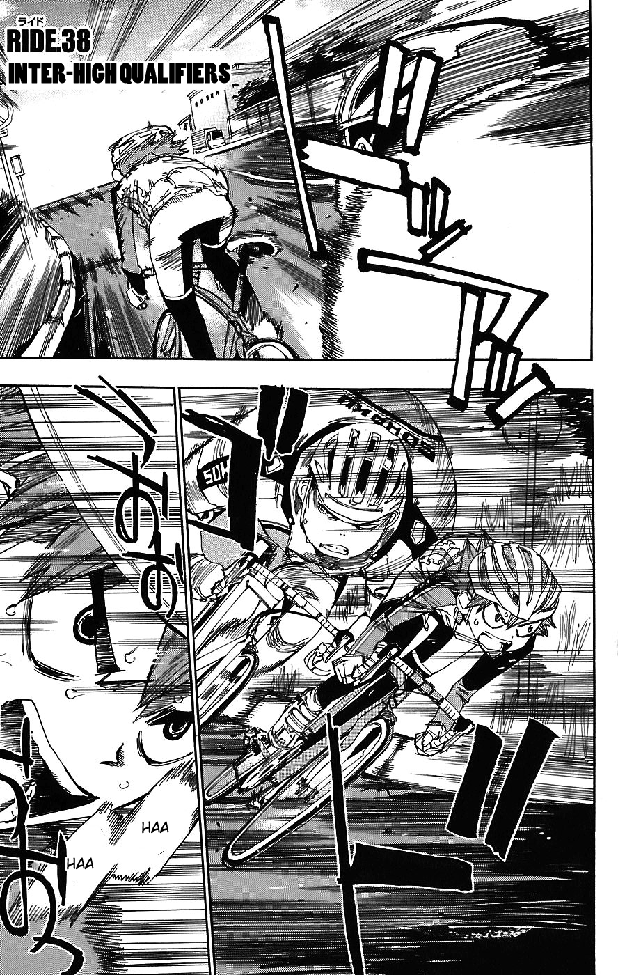 Yowamushi Pedal Chapter 38 page 1 - Chapter 38: Inter-High Qualifiers