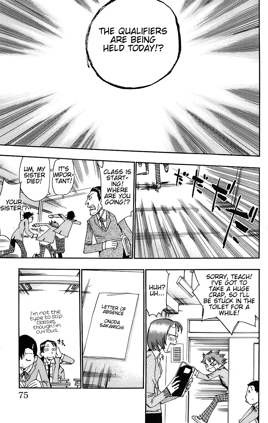 Yowamushi Pedal Chapter 38 page 9 - Chapter 38: Inter-High Qualifiers