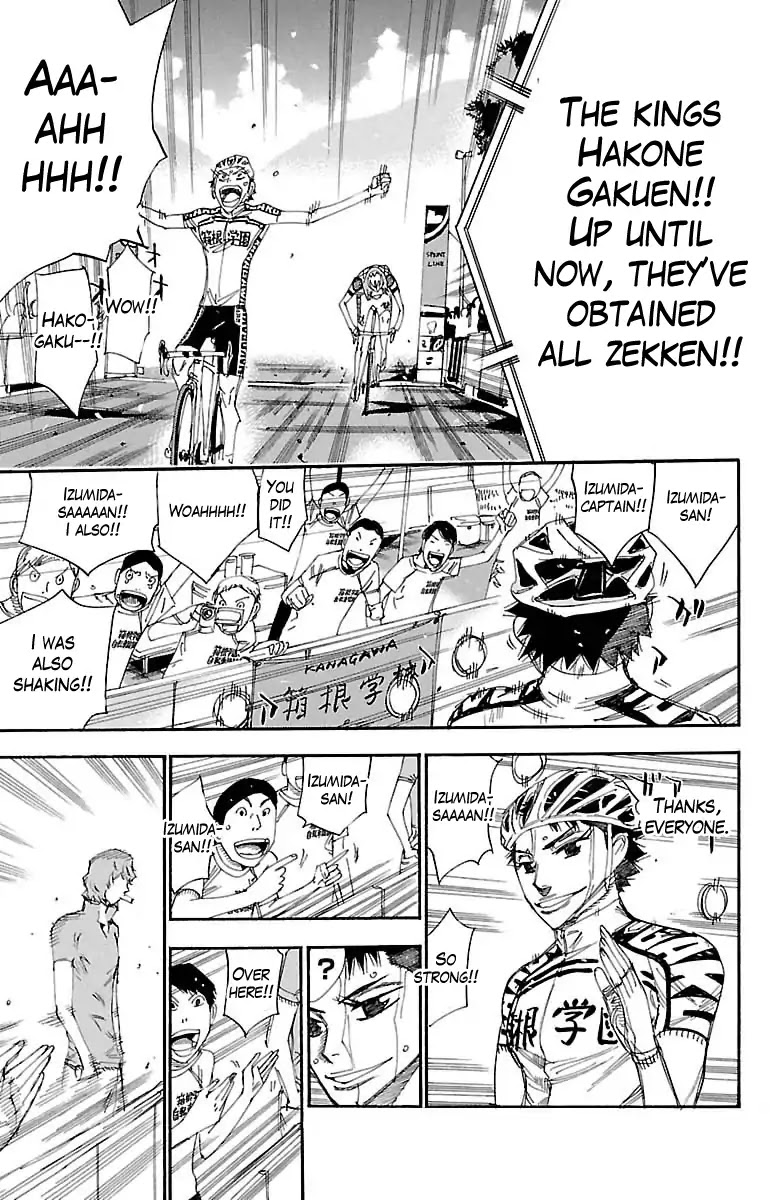 Yowamushi Pedal Chapter 384 page 13 - Chapter 384: The Delightful Sprint Line