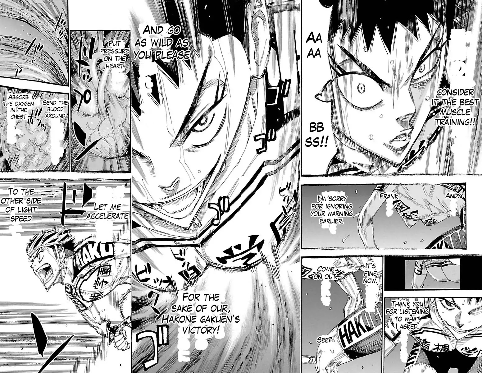 Yowamushi Pedal Chapter 384 page 5 - Chapter 384: The Delightful Sprint Line