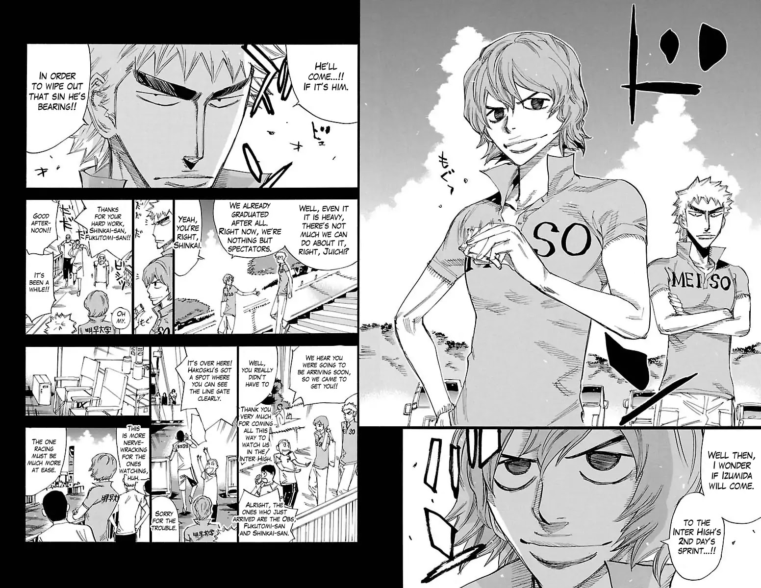 Yowamushi Pedal Chapter 385 page 5 - Chapter 385: The Inherited Spirit