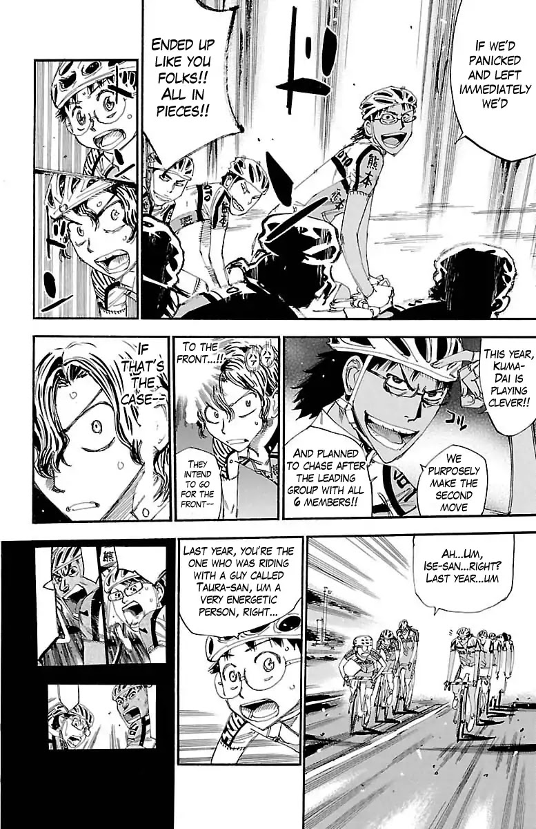 Yowamushi Pedal Chapter 386 page 13 - Chapter 386: Souhoku Behind