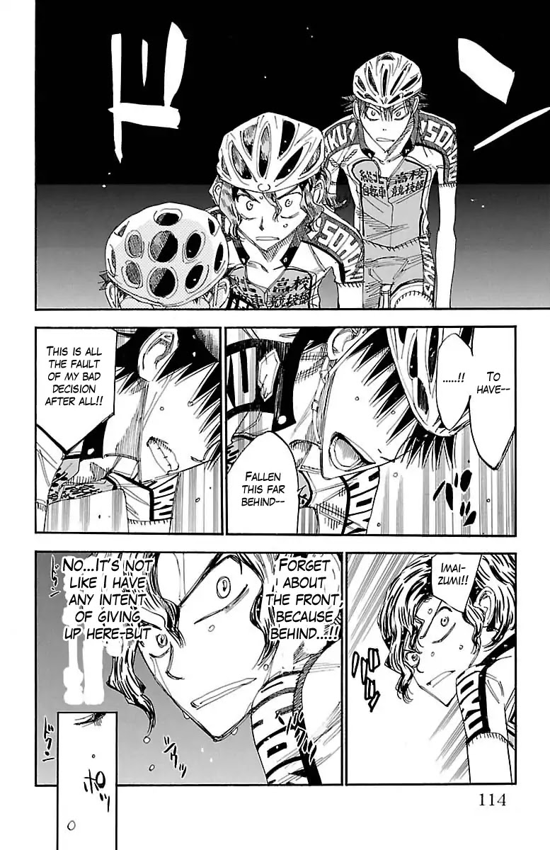 Yowamushi Pedal Chapter 386 page 17 - Chapter 386: Souhoku Behind
