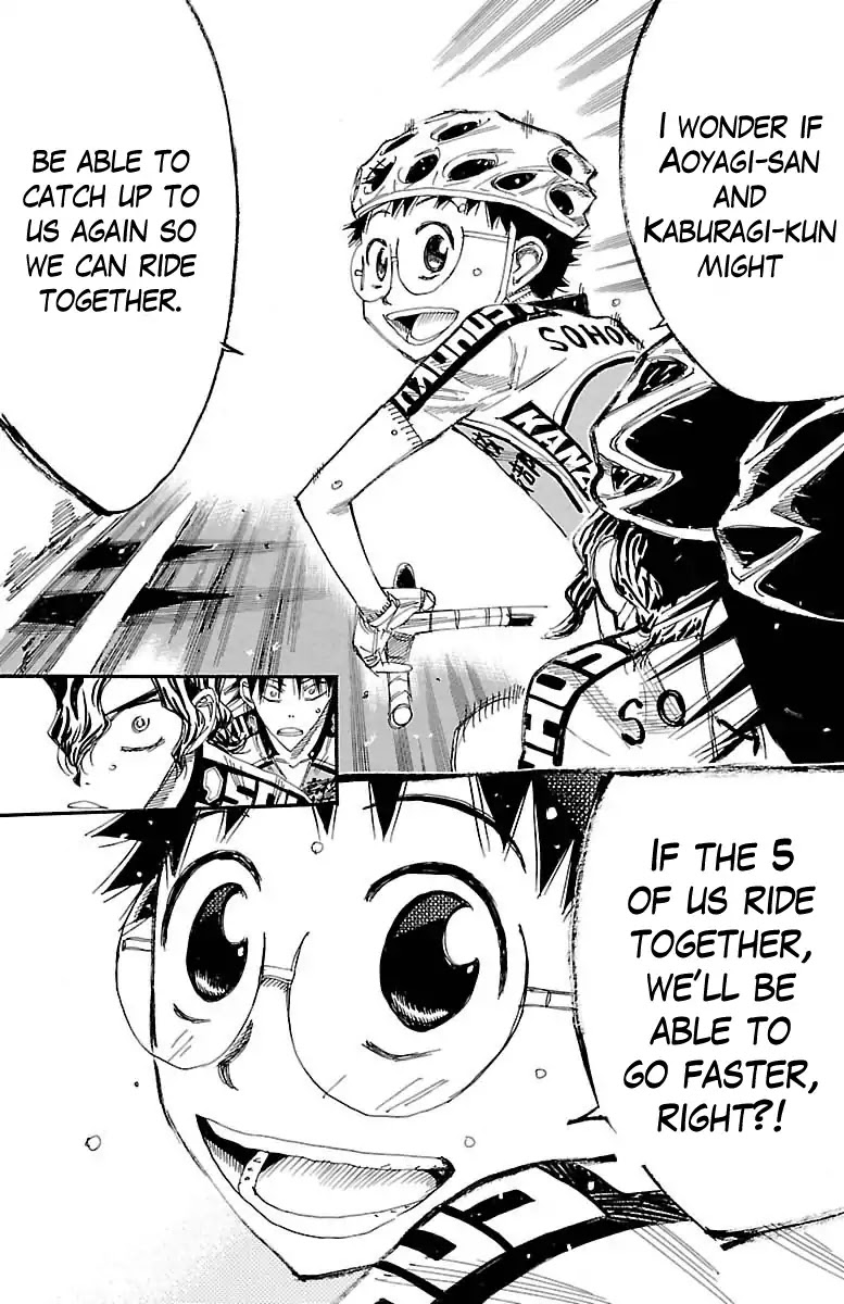 Yowamushi Pedal Chapter 386 page 21 - Chapter 386: Souhoku Behind