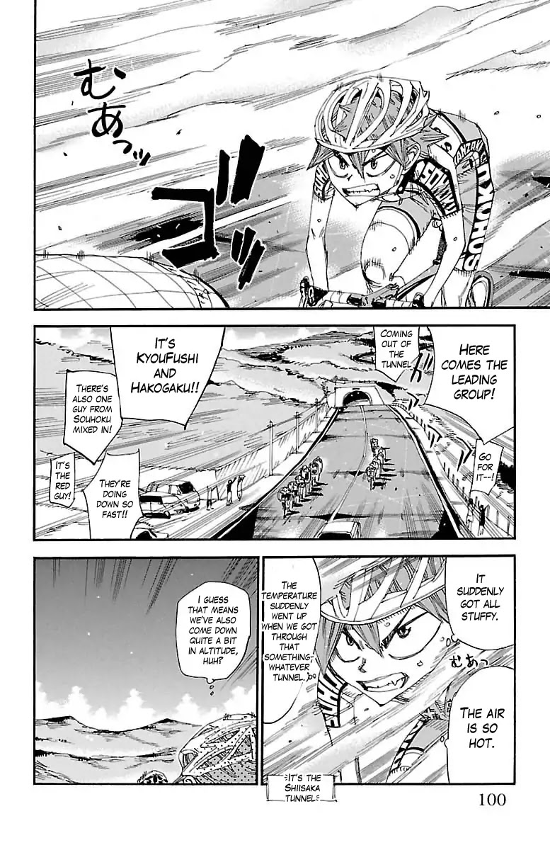 Yowamushi Pedal Chapter 386 page 3 - Chapter 386: Souhoku Behind