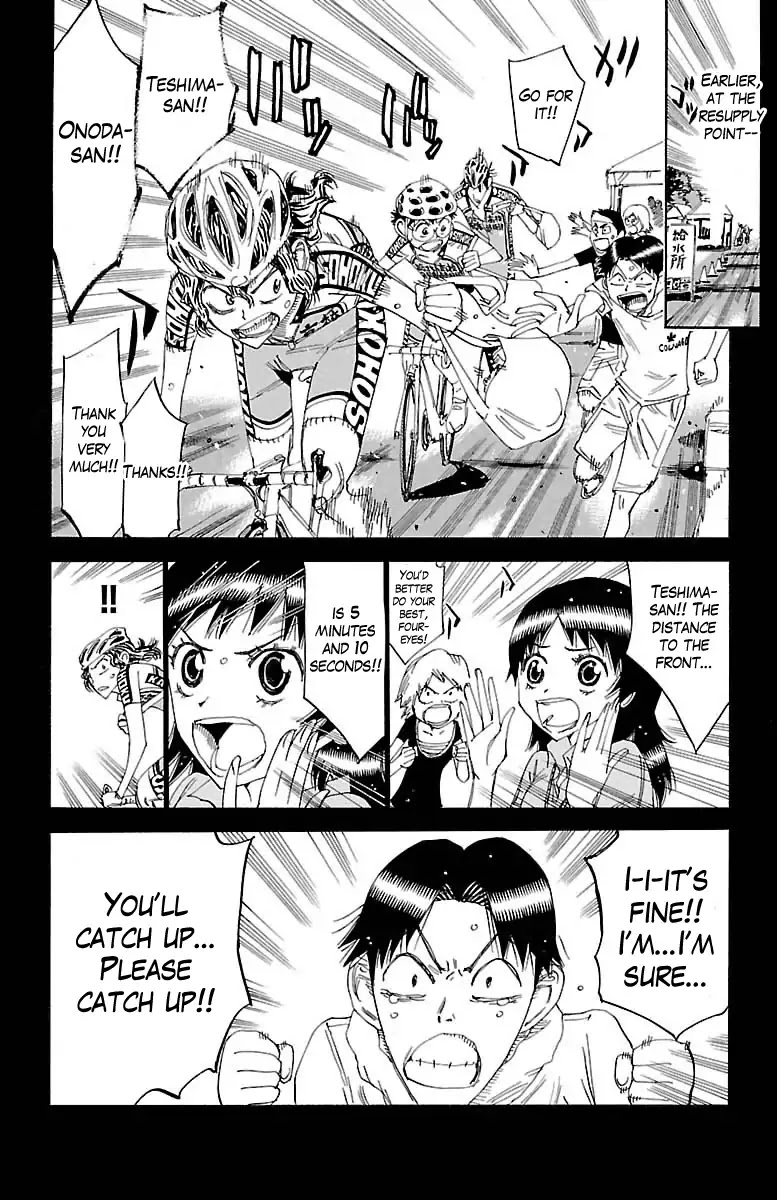 Yowamushi Pedal Chapter 386 page 9 - Chapter 386: Souhoku Behind