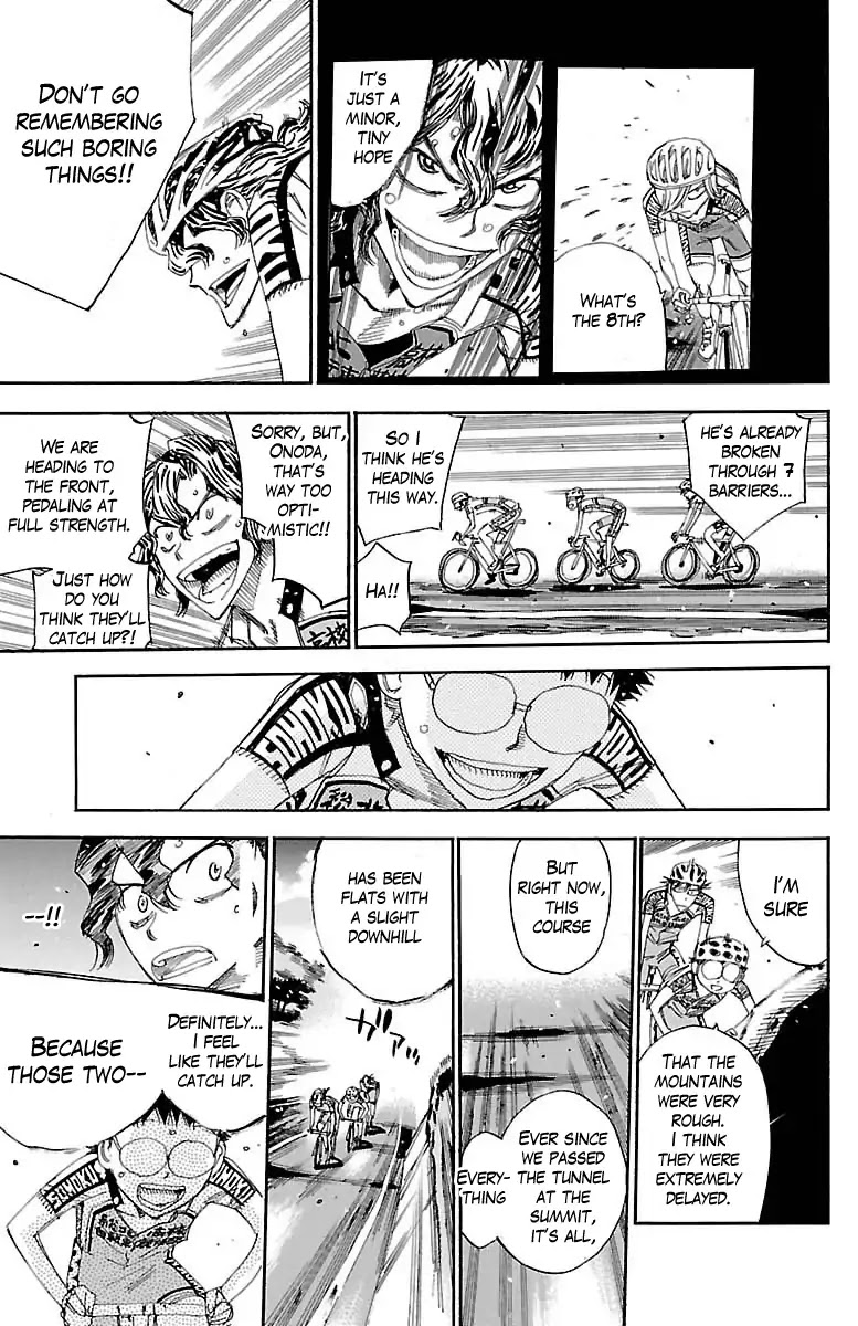 Yowamushi Pedal Chapter 387 page 10 - Chapter 387: The Two Sprinters