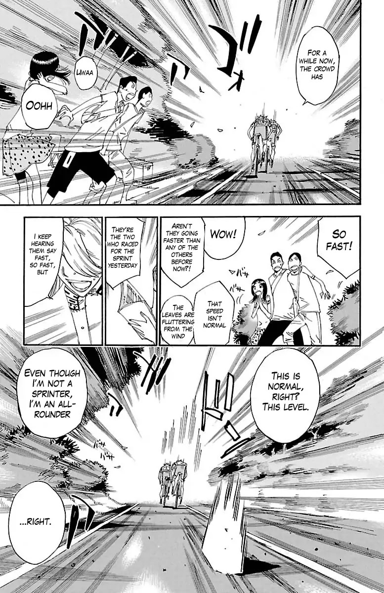 Yowamushi Pedal Chapter 387 page 13 - Chapter 387: The Two Sprinters