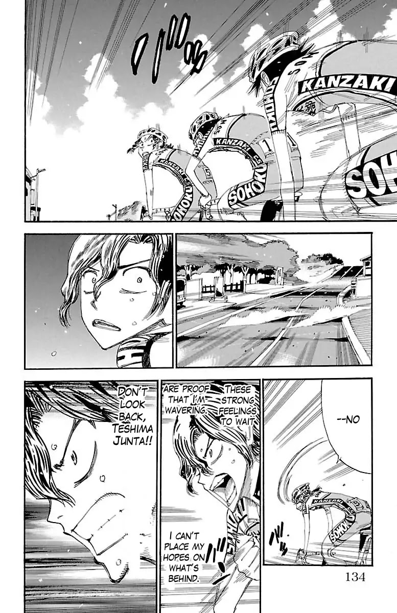 Yowamushi Pedal Chapter 387 page 14 - Chapter 387: The Two Sprinters