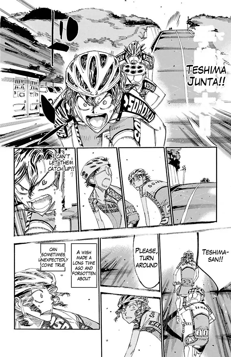 Yowamushi Pedal Chapter 387 page 16 - Chapter 387: The Two Sprinters