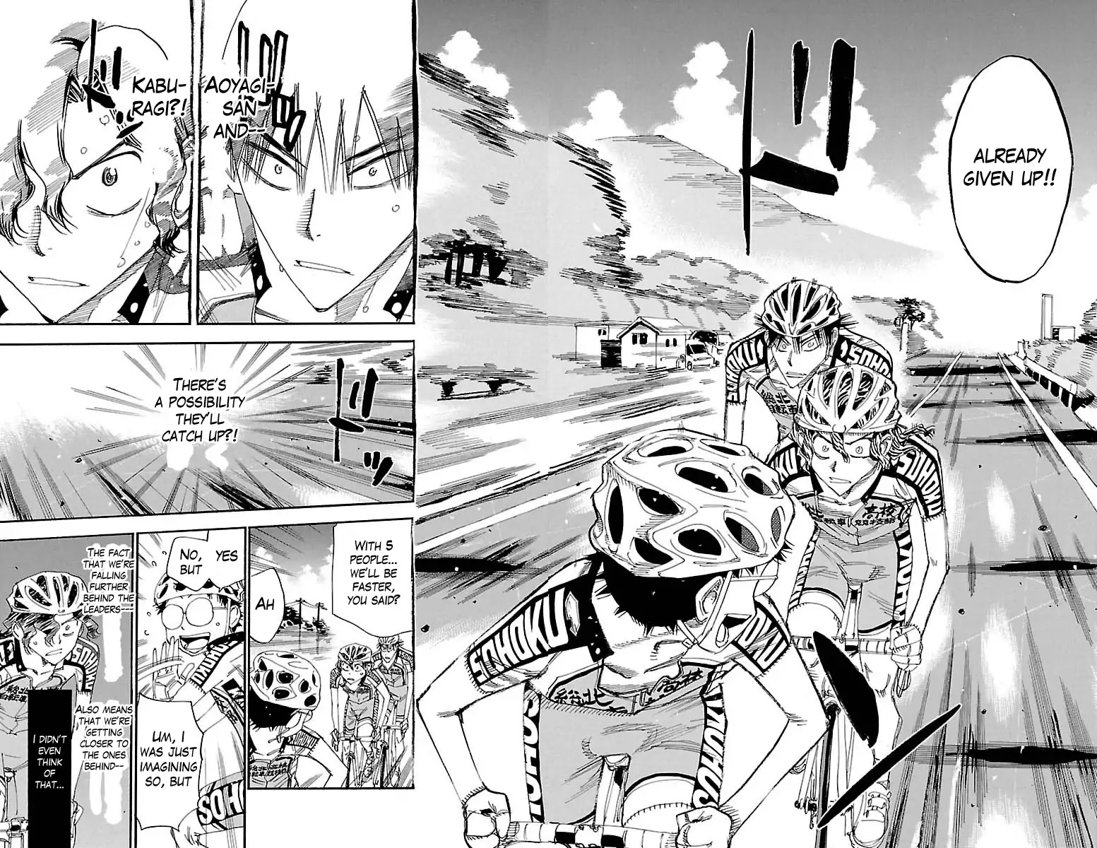 Yowamushi Pedal Chapter 387 page 4 - Chapter 387: The Two Sprinters
