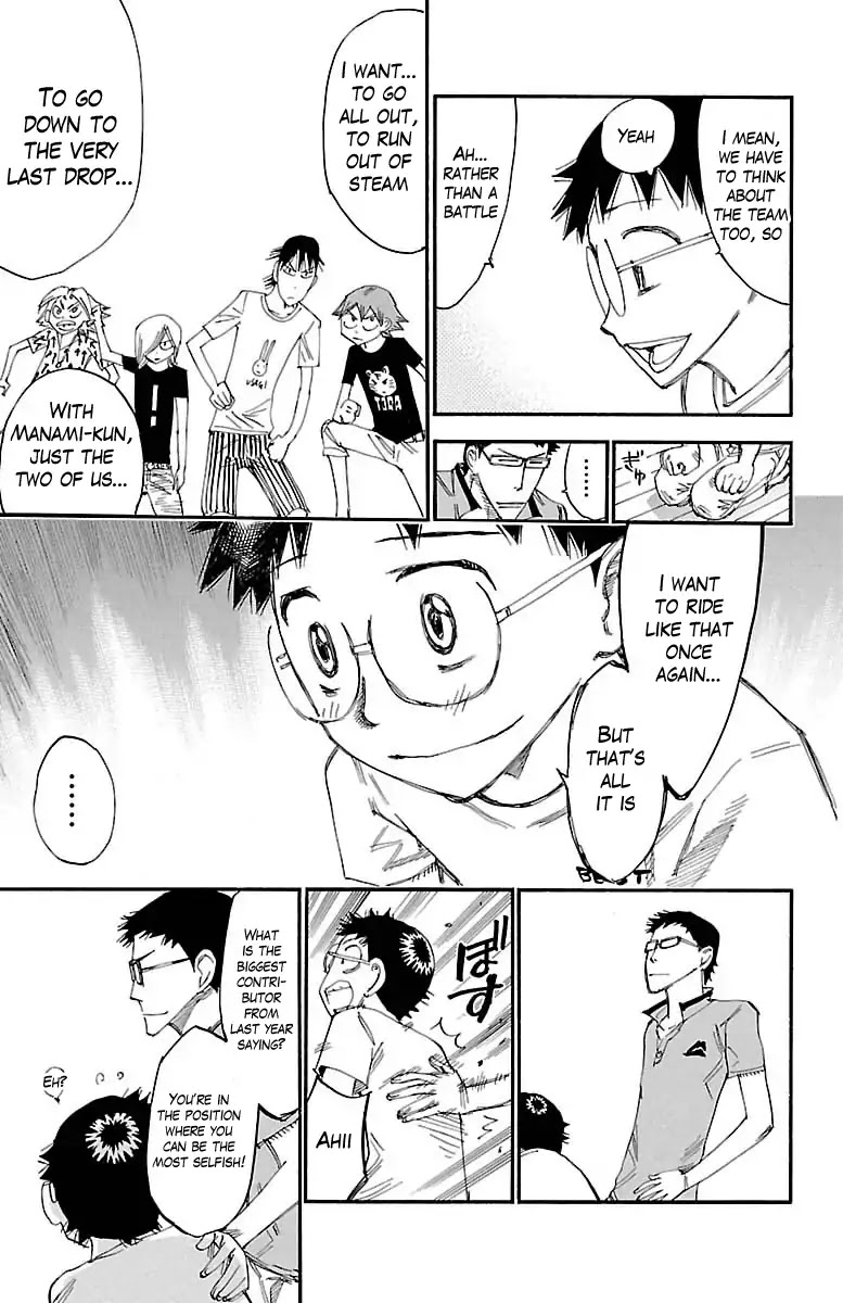 Yowamushi Pedal Chapter 389 page 14 - Chapter 389: Winter's Promise