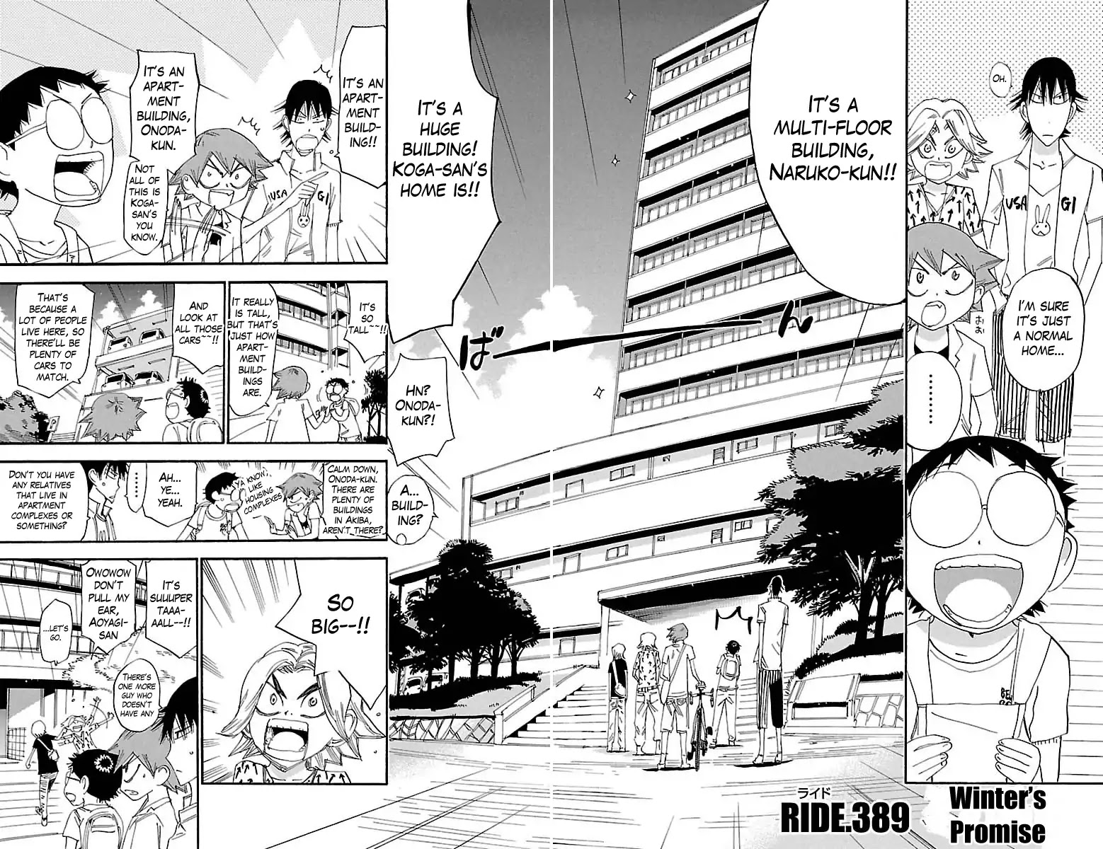Yowamushi Pedal Chapter 389 page 2 - Chapter 389: Winter's Promise
