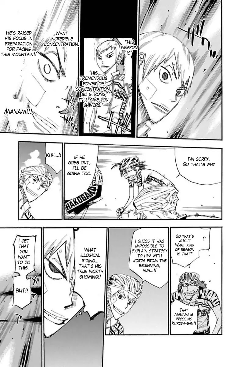 Yowamushi Pedal Chapter 390 page 12 - Chapter 390: The Start Of The Mountain