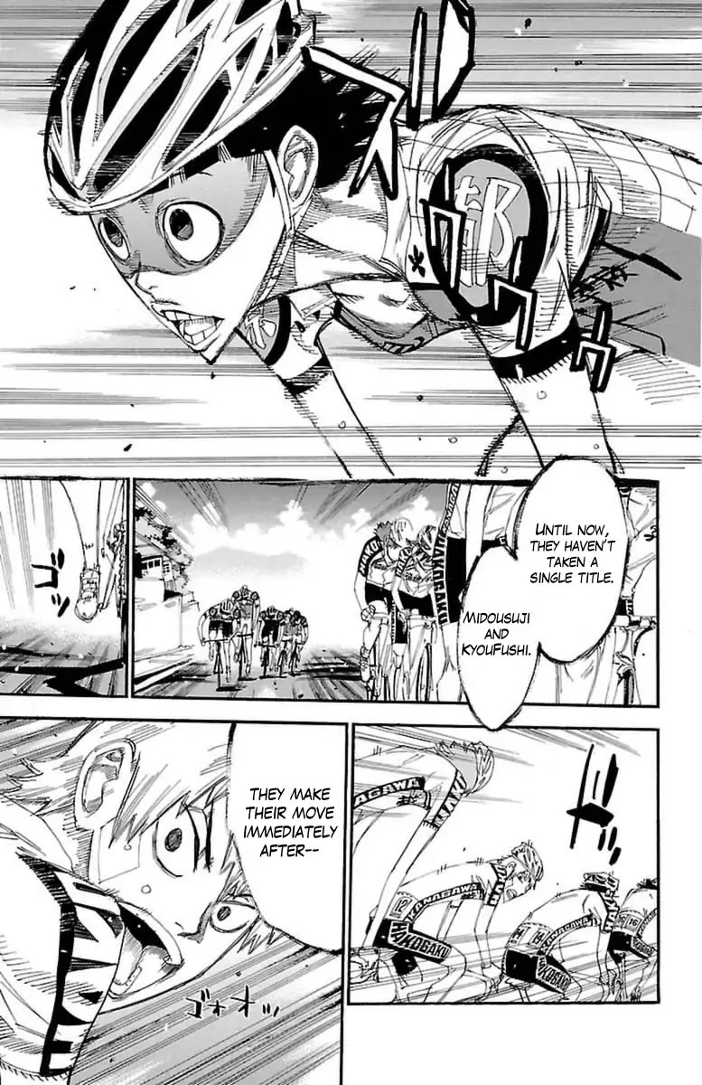 Yowamushi Pedal Chapter 390 page 14 - Chapter 390: The Start Of The Mountain