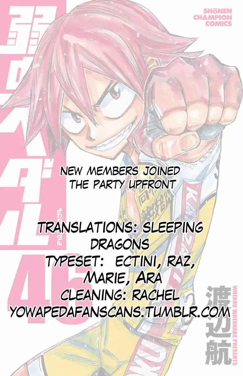 Yowamushi Pedal Chapter 391 page 20 - Chapter 391: Phase 28