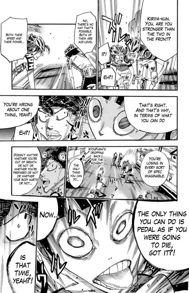 Yowamushi Pedal Chapter 391 page 5 - Chapter 391: Phase 28