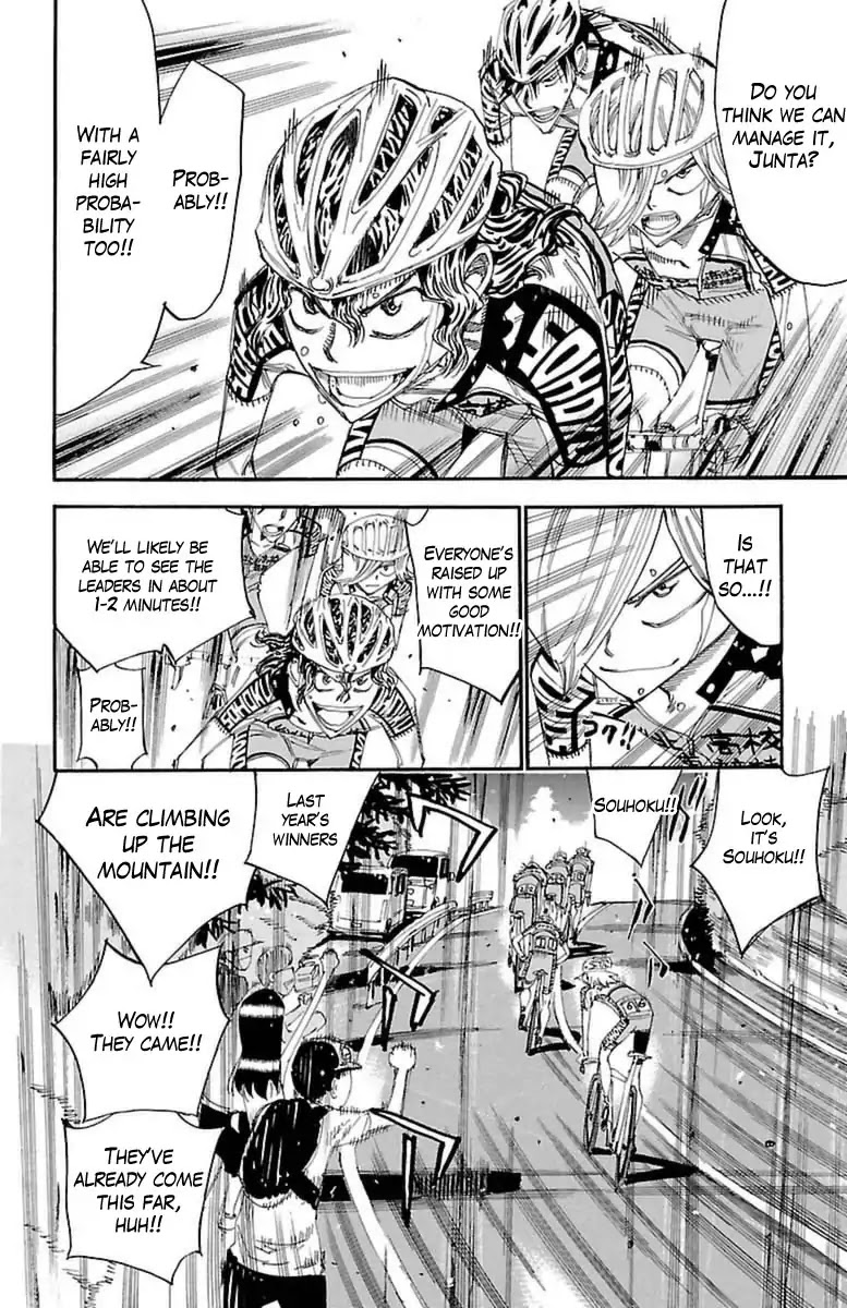 Yowamushi Pedal Chapter 392 page 12 - Chapter 392: The Fallen Bottle
