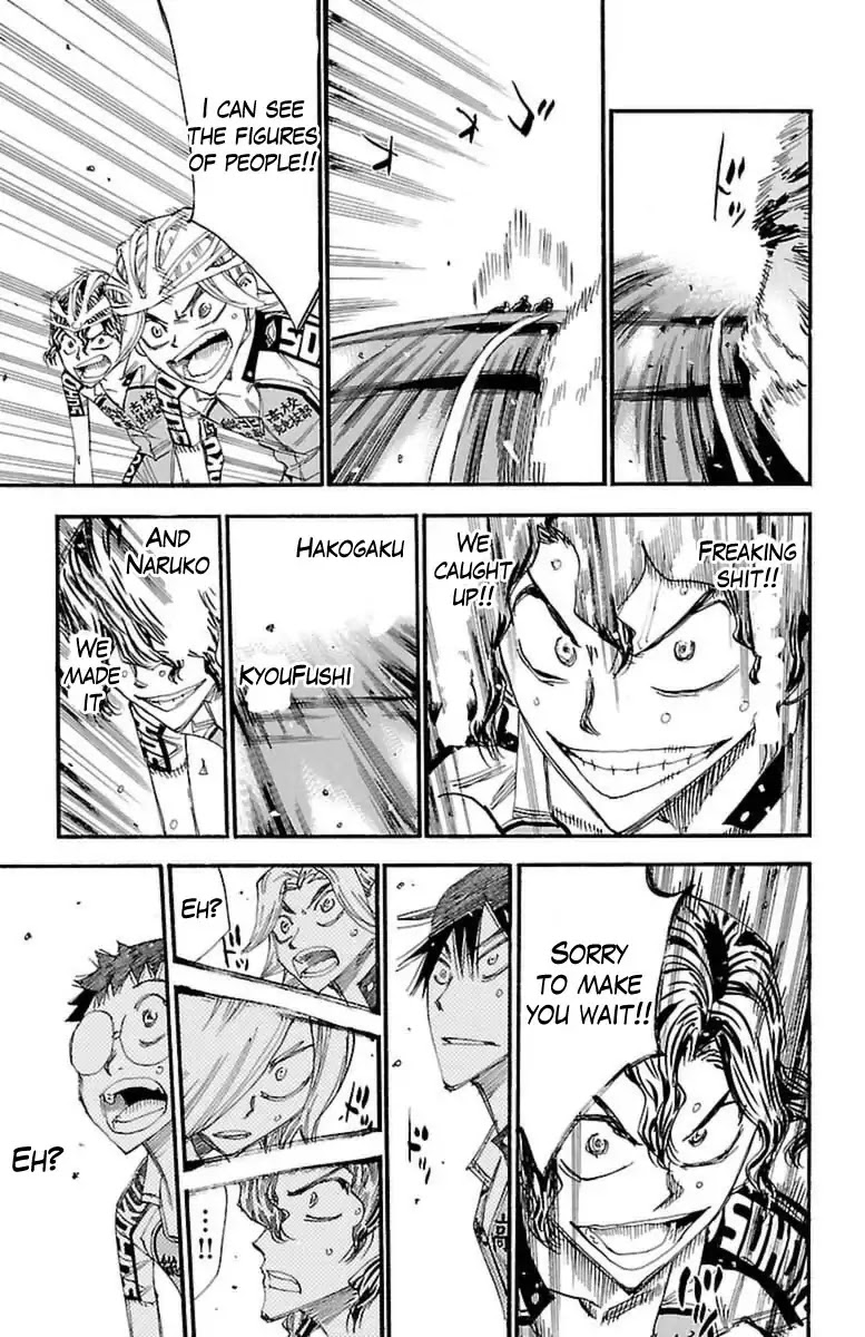 Yowamushi Pedal Chapter 392 page 15 - Chapter 392: The Fallen Bottle