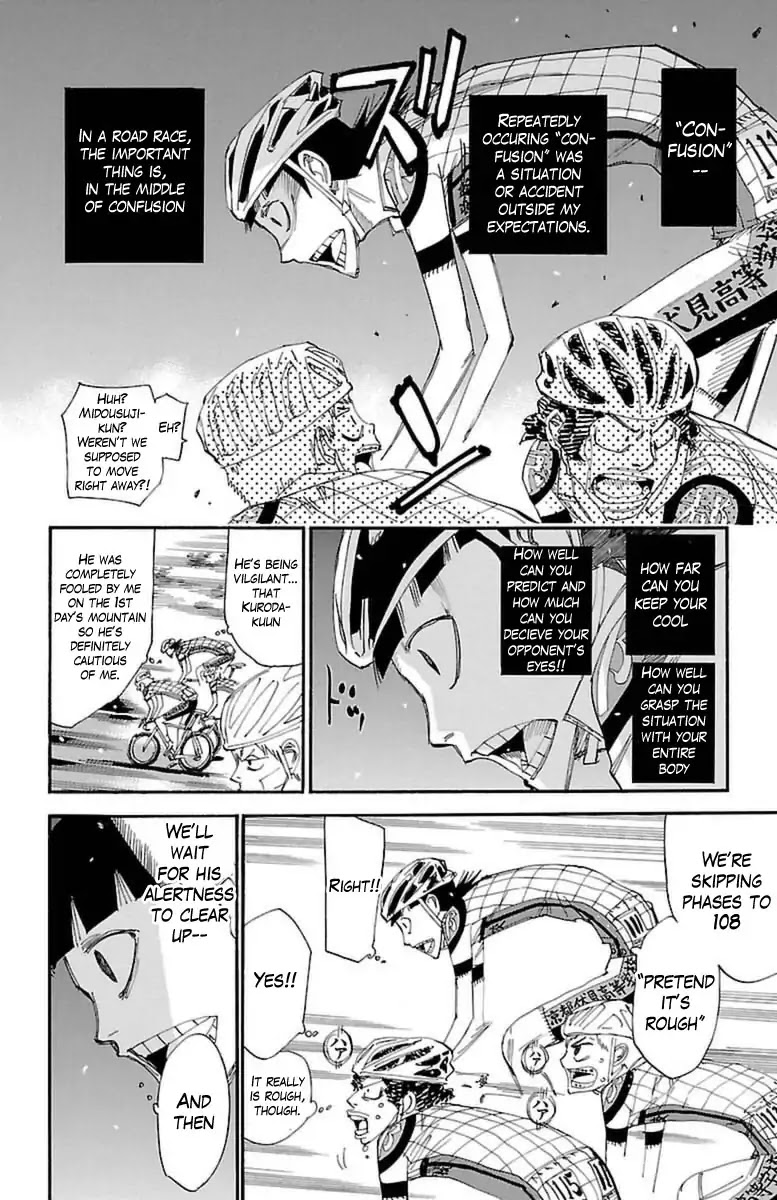 Yowamushi Pedal Chapter 392 page 4 - Chapter 392: The Fallen Bottle