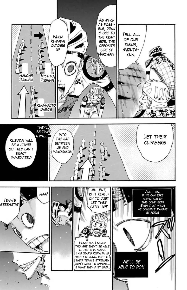 Yowamushi Pedal Chapter 392 page 5 - Chapter 392: The Fallen Bottle
