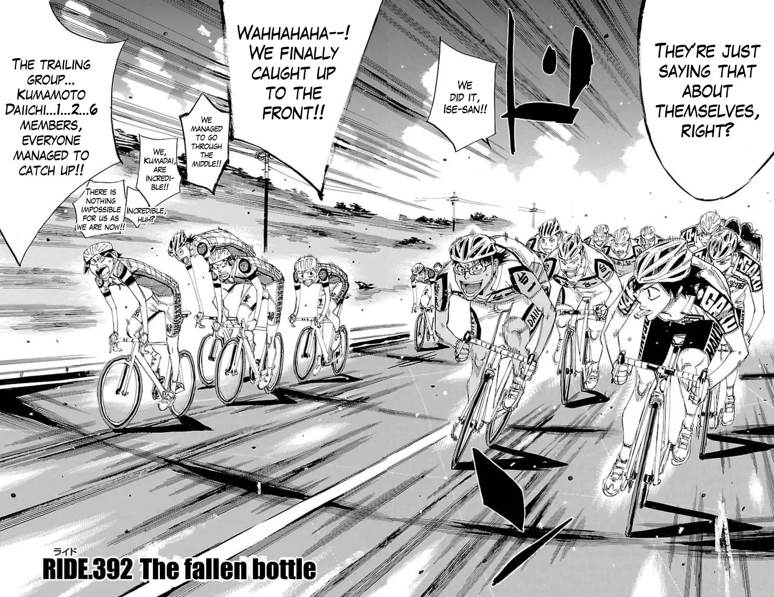 Yowamushi Pedal Chapter 392 page 6 - Chapter 392: The Fallen Bottle