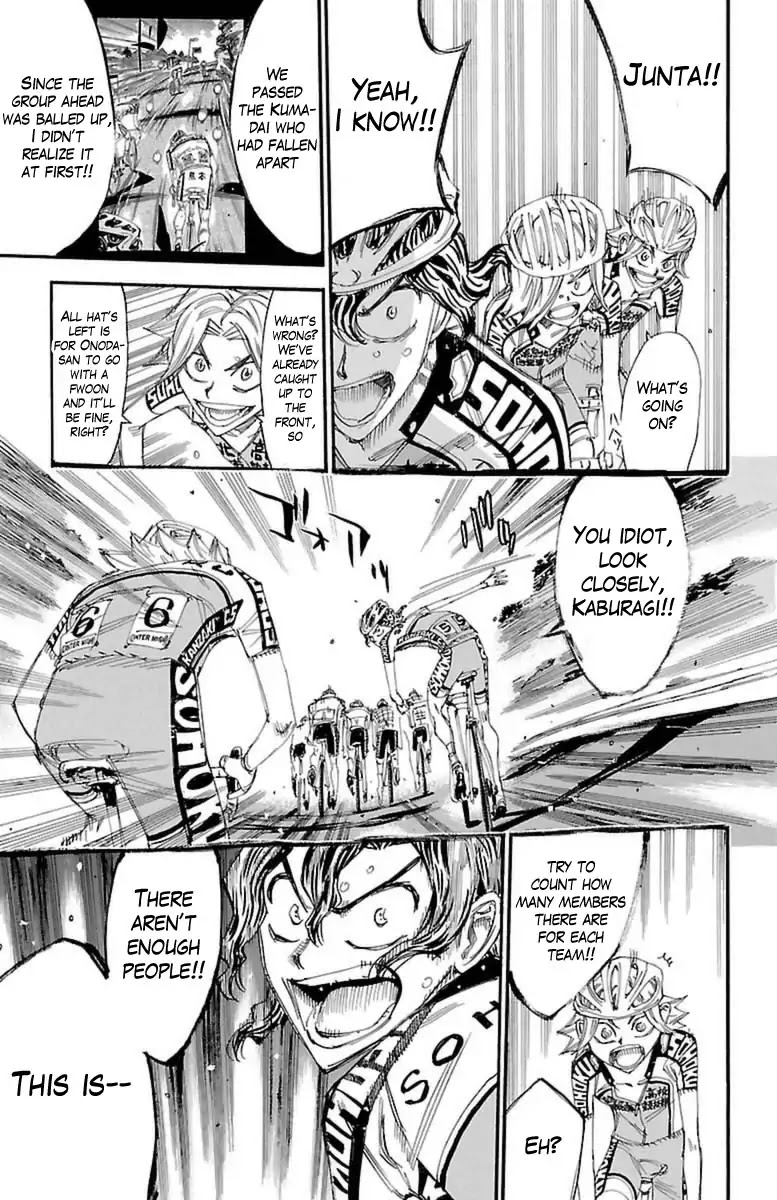 Yowamushi Pedal Chapter 393 page 13 - Chapter 393: Battle
