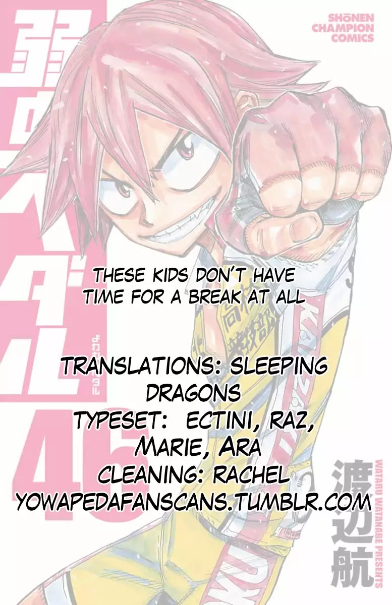 Yowamushi Pedal Chapter 393 page 19 - Chapter 393: Battle