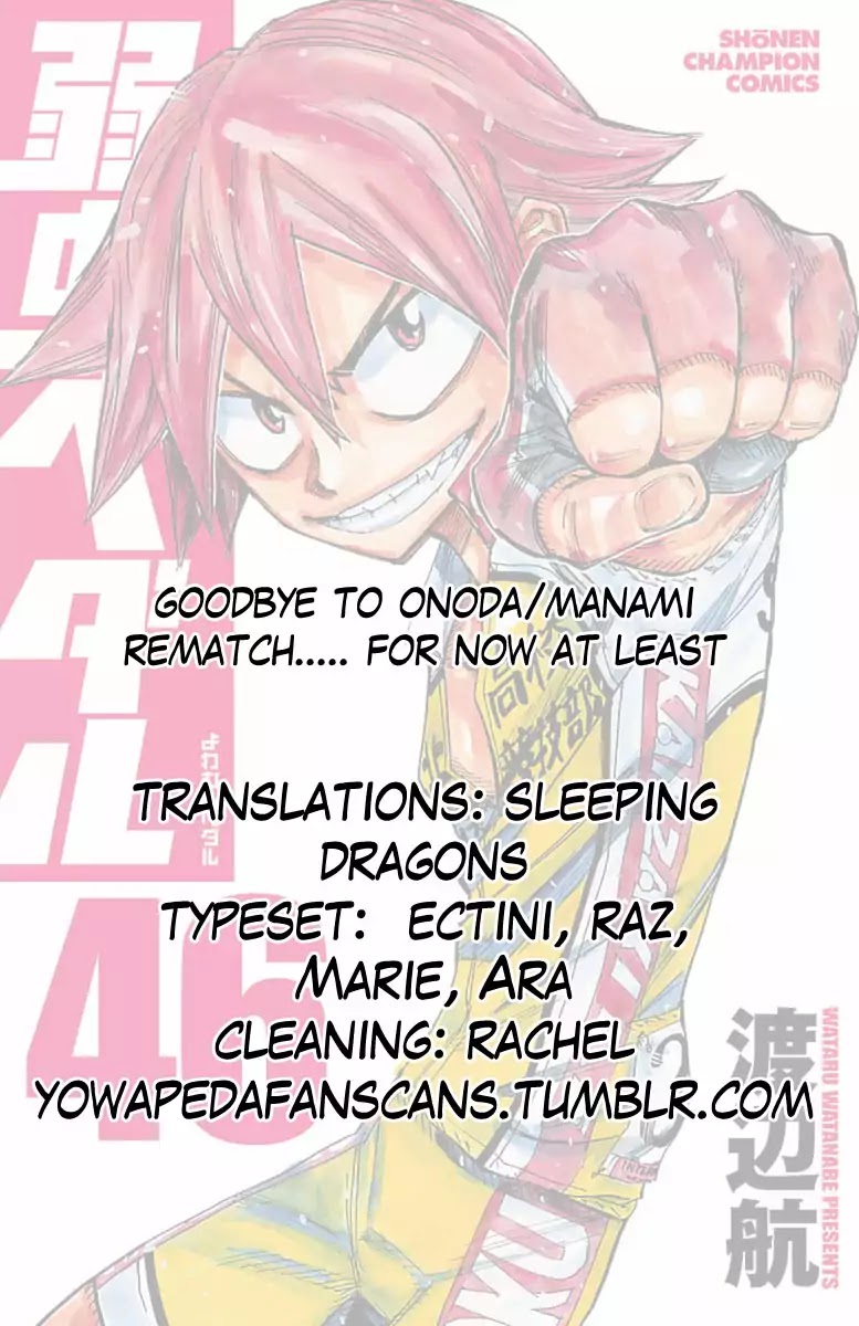 Yowamushi Pedal Chapter 394 page 18 - Chapter 394: Souhoku's Orders