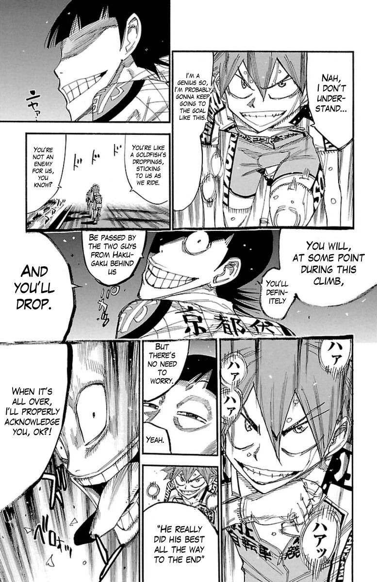 Yowamushi Pedal Chapter 396 page 11 - Chapter 396: Kyouto fushimi's advance