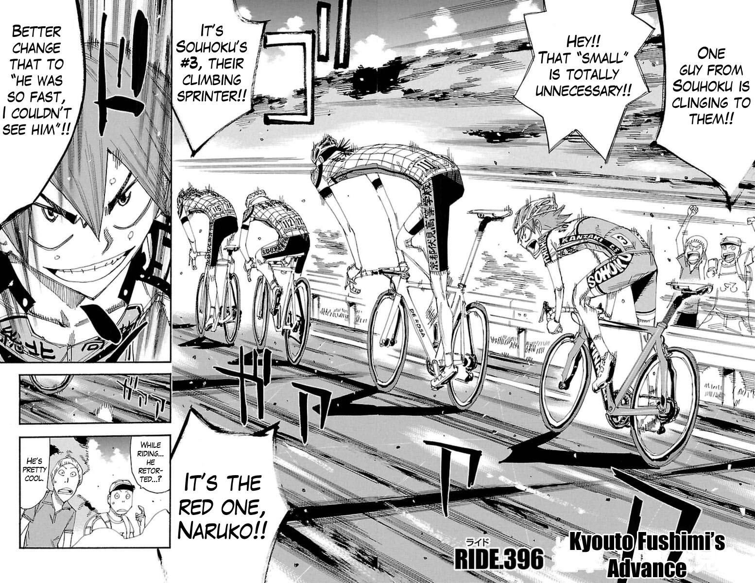 Yowamushi Pedal Chapter 396 page 2 - Chapter 396: Kyouto fushimi's advance