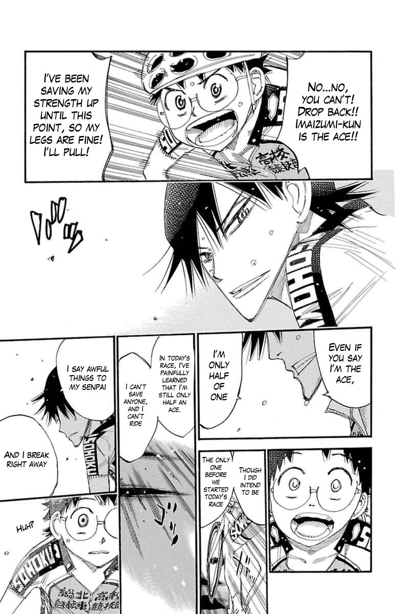 Yowamushi Pedal Chapter 397 page 12 - Chapter 397: Naruko's willpower